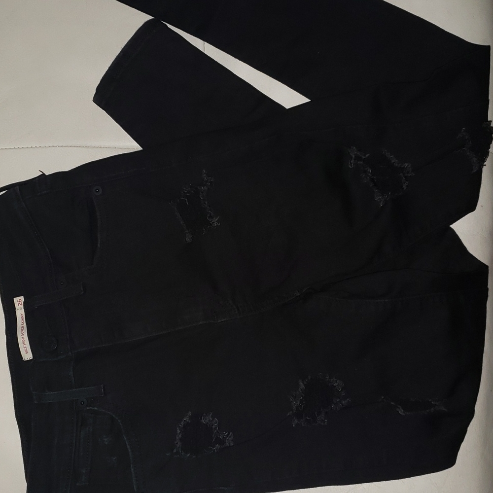 Levi's skinny high rise jeans